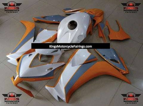 Honda CBR1000RR (2012-2016) White, Orange & Nardo Gray Fairings