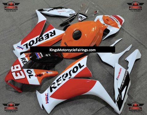 Honda CBR1000RR (2012-2016) White, Orange & Red Repsol Fairings