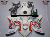 White, Red and Blue Pata Fairing Kit for a 2008, 2009, 2010 & 2011 Honda CBR1000RR motorcycle