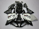 Black and White West Fairing Kit for a 2008, 2009, 2010, 2011, 2012, 2013, 2014, 2015 & 2016 Yamaha YZF-R6 motorcycle