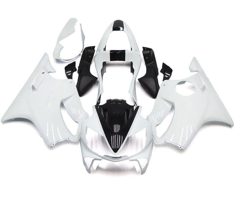 Honda CBR600F4i (2001-2003) White & Black Fairings