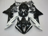 Black and White Fairing Kit for a 2004, 2005 & 2006 Yamaha YZF-R1 motorcycle