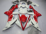 White, Red and Black Fairing Kit for a 2004, 2005 & 2006 Yamaha YZF-R1 motorcycle