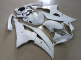 White Fairing Kit for a 2008, 2009, 2010, 2011, 2012, 2013, 2014, 2015 & 2016 Yamaha YZF-R6 motorcycle