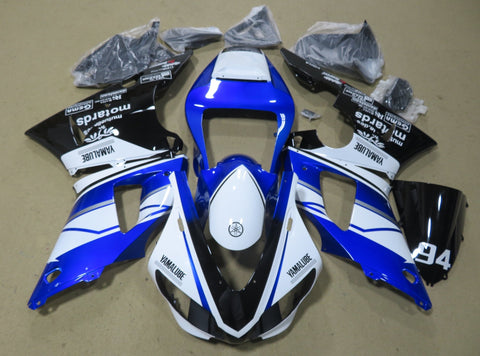Yamaha YZF-R1 (1998-1999) White, Blue & Black Yamalube Fairings