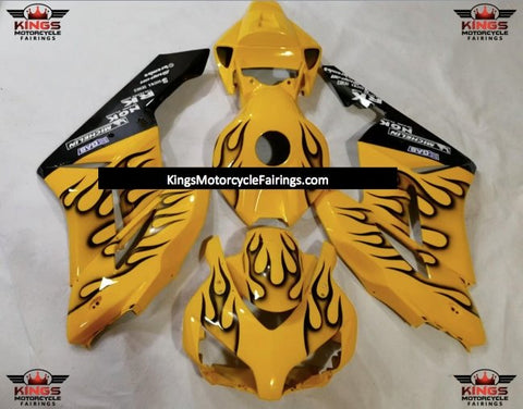 Honda CBR1000RR (2012-2016) Yellow & Black Flame Fairings