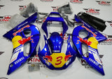 Yamaha YZF-R6 (1998-2002) Blue, Red Bull #3 Fairings