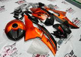 Yamaha YZF-R6 (2008-2016) Faux Carbon Fiber & Burnt Orange Fairings at KingsMotorcycleFairings.com