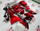 Yamaha YZF-R6 (2008-2016) Candy Apple Red & Matte Black Fairings at KingsMotorcycleFairings.com