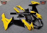 Suzuki GSXR600 (2011-2023) Yellow & Black Fairings at KingsMotorcycleFairings.com