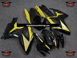 Yellow, Black and Silver Fairing Kit for a 2006 & 2007 Suzuki GSX-R600 motorcycle