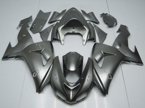 Gray Fairing Kit for a 2006 & 2007 Kawasaki ZX-10R motorcycle