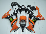 Fairing kit for a Kawasaki Ninja ZX10R (2008-2010) Orange & Black