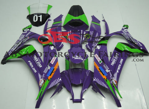 Purple Eva Fairing Kit for a 2011, 2012, 2013, 2014 & 2015 Kawasaki Ninja ZX-10R motorcycle