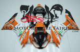 Orange and White Monster Energy Fairing Kit for a 2009, 2010, 2011 & 2012 Kawasaki Ninja ZX-6R 636 motorcycle