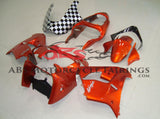 Orange fairing kit for a 2000 and 2001 Kawasaki ZX-9R motorcycle