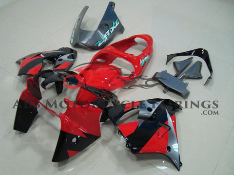 Fairing Kit for a Kawasaki ZX-9R (2002-2003) Red, Black & Gray