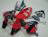 Red, Black and Gray fairing kit for a 2002 and 2003 Kawasaki ZX-9R motorcycle