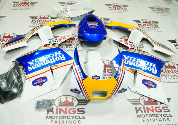 1988 Honda NSR250R MC18 White Rothmans HRC Fairings from KingsMotorcycleFairings.com