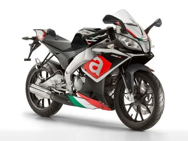 APRILIA RS4 50 (2012-2016) Matte Black, Red, Green at KingsMotorcycleFairings.com