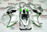 APRILIA RSV4 1000 Fairings (2009-2015) Silver, Green, Black, White at KingsMotorcycleFairings.com