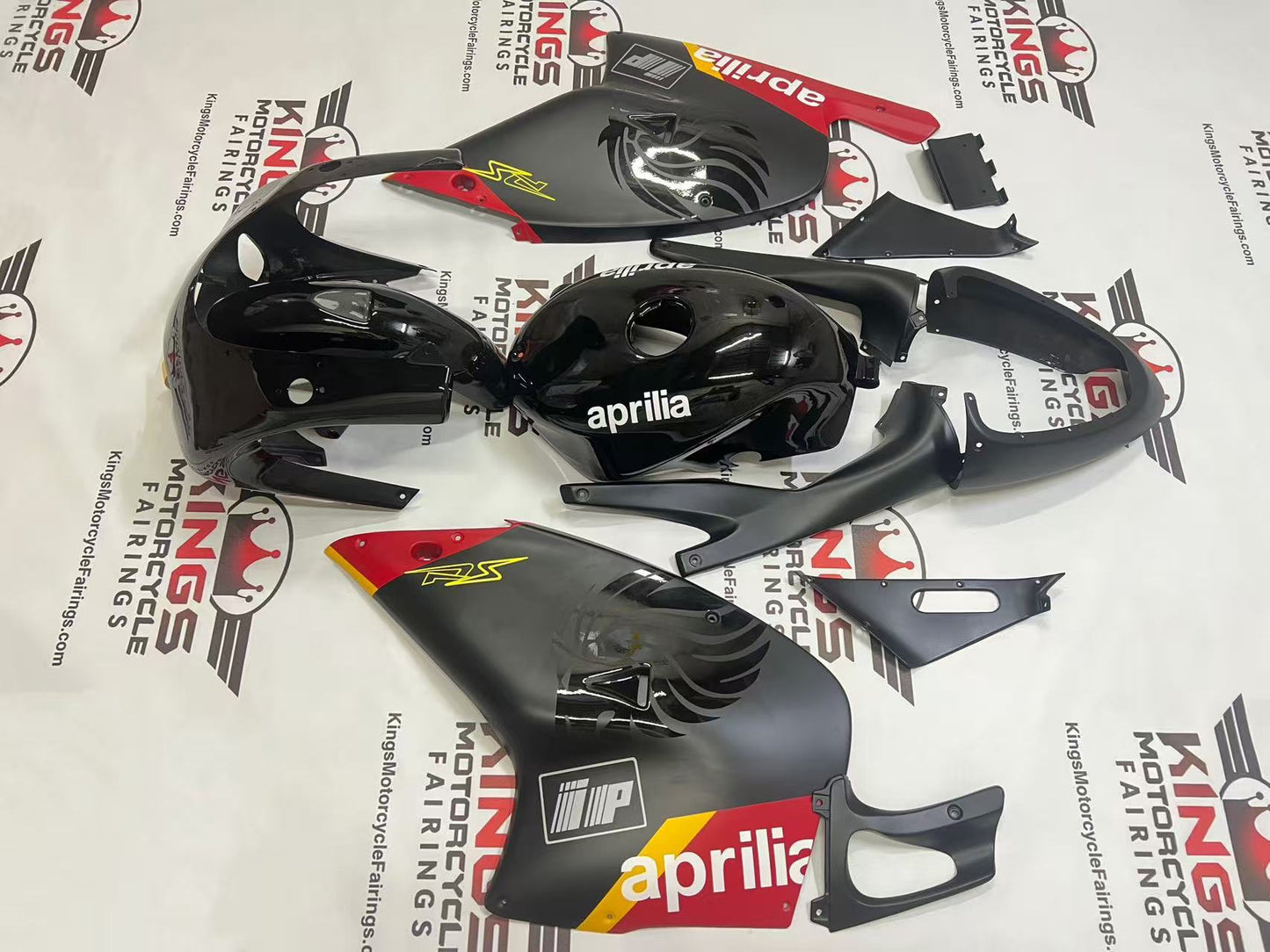 Aprilia RS125 Fairing Kit (2000-2005) Black, Matte Black, Yellow, Red at KingsMotorcycleFairings.com