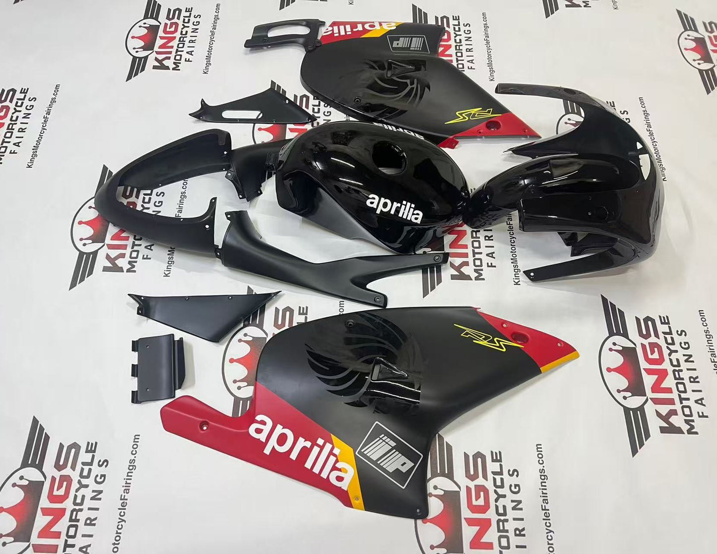 Aprilia RS125 Fairings (2000-2005) Black, Matte Black, Yellow, Red from KingsMotorcycleFairings.com