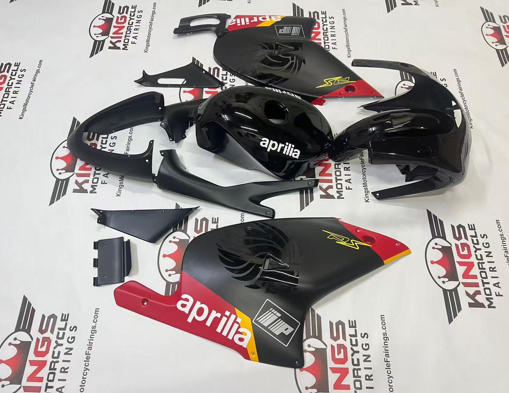 Aprilia RS125 Fairings (2000-2005) Black, Matte Black, Yellow, Red from KingsMotorcycleFairings.com