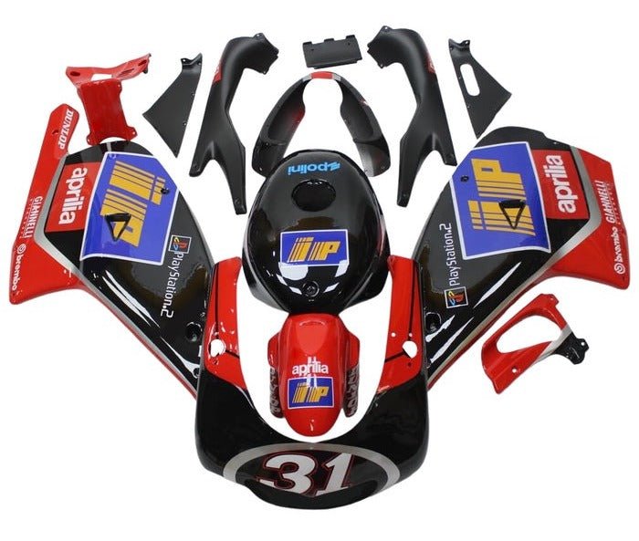 Aprilia RS125 Fairings (2000-2005) Black, Red, Blue at KingsMotorcycleFairings.com