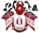 Aprilia RS125 Fairing set (2000-2005) White, Red Xerox at KingsMotorcycleFairings.com