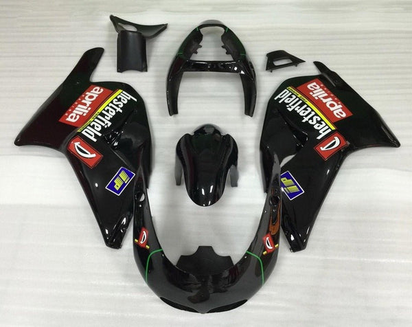 Aprilia RS250 Fairings (1995-1997) Black, Red at KingsMotorcycleFairings.com