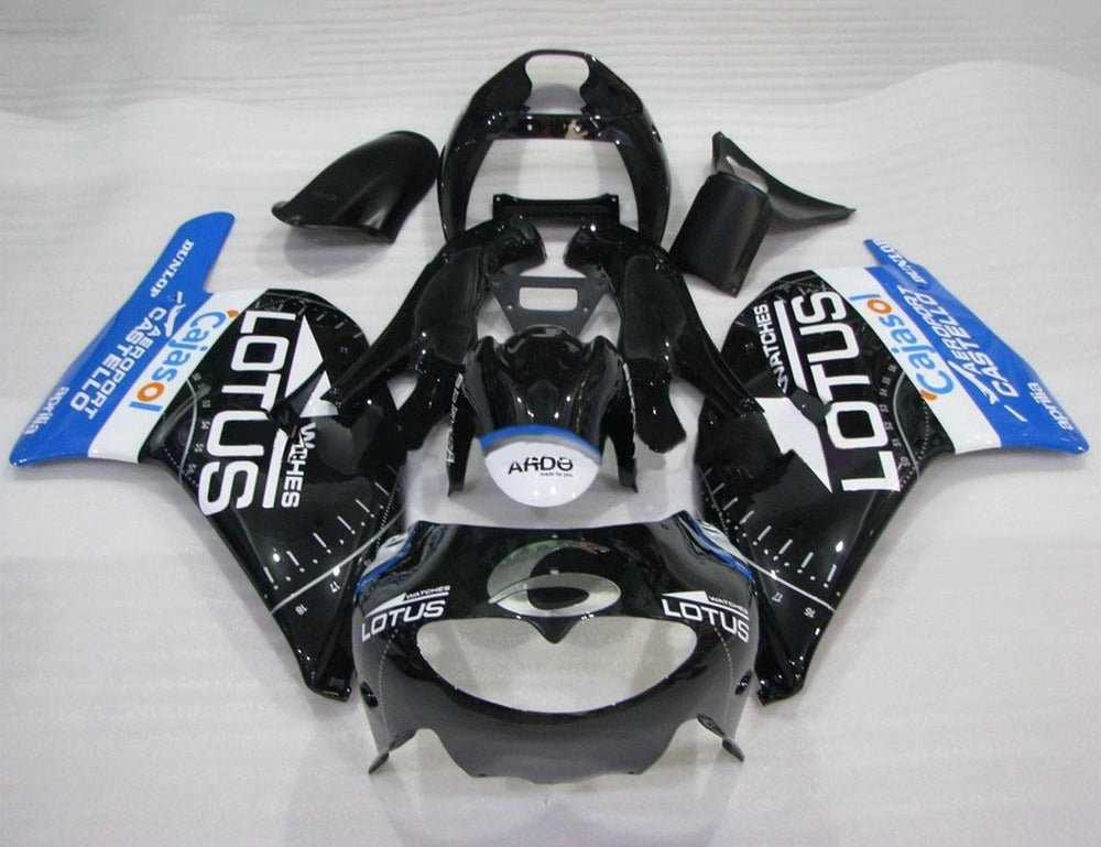 Aprilia RS250 Fairings (1995-1997) Black, White, Blue at KingsMotorcycleFairings.com