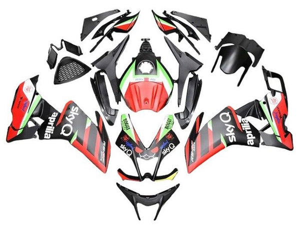 Aprilia RS4 125 Fairings (2012-2016) Matte Black, Red, Green, White at KingsMotorcycleFairings.com