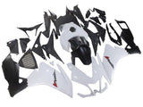 Aprilia RS4 125 Fairings (2012-2016) White, Matte Black at KingsMotorcycleFairings.com