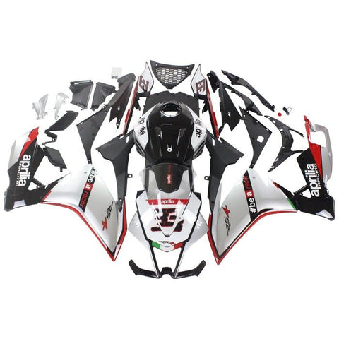 Aprilia RS4 125 Fairings (2012-2016) White, Red, Black at KingsMotorcycleFairings.com