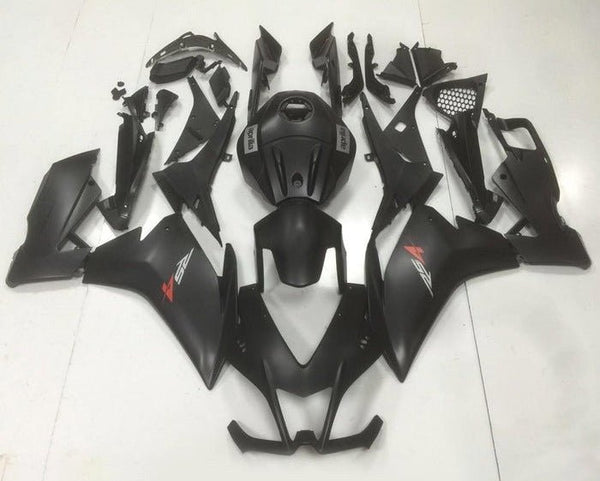 Aprilia RS4 50 Fairings (2012-2016) Matte Black, Gray, Red at KingsMotorcycleFairings.com