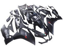 Aprilia RS450 Fairings (2012-2016) Matte Black, Silver at KingsMotorcycleFairings.com