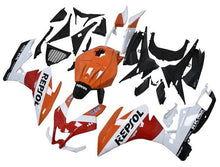Aprilia RS4 50 Fairings (2012-2016) Orange, White, Red, Repsol at KingsMotorcycleFairings.com