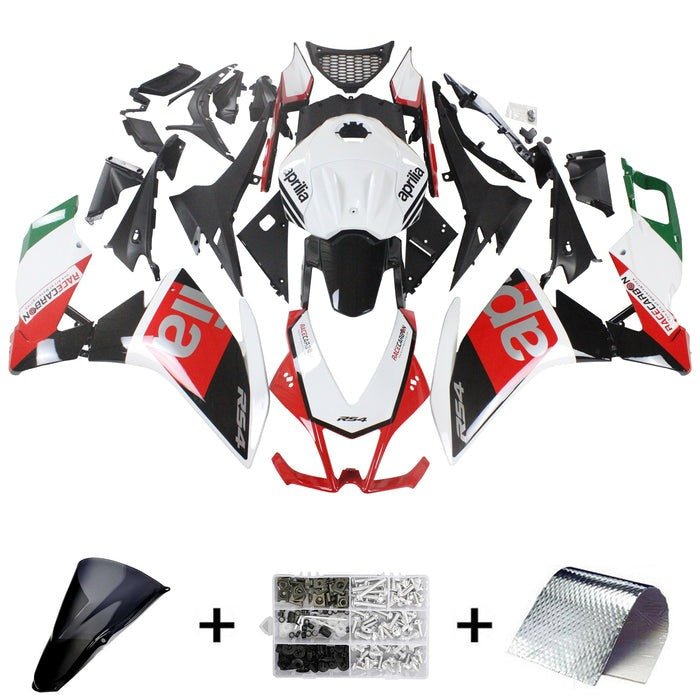 Aprilia RS450 Fairings (2012-2016) White, Black, Red at KingsMotorcycleFairings.com