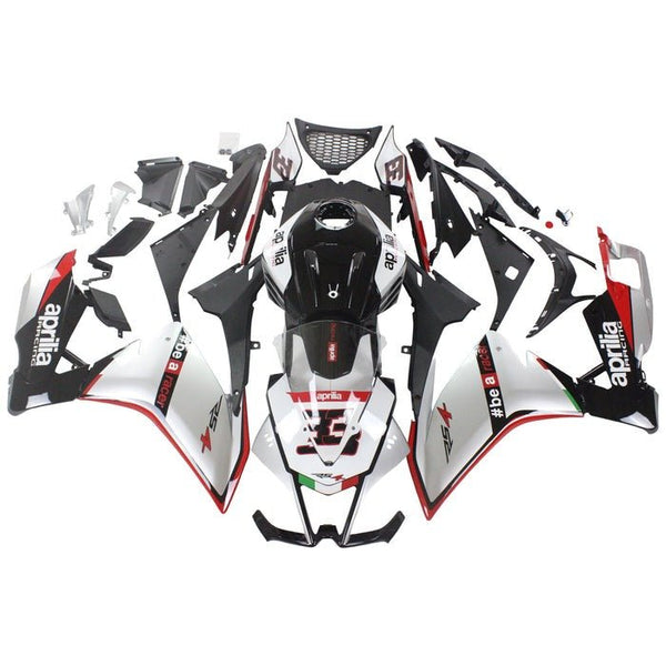Aprilia RS4 50 Fairings (2012-2016) White, Red, Black at KingsMotorcycleFairings.com