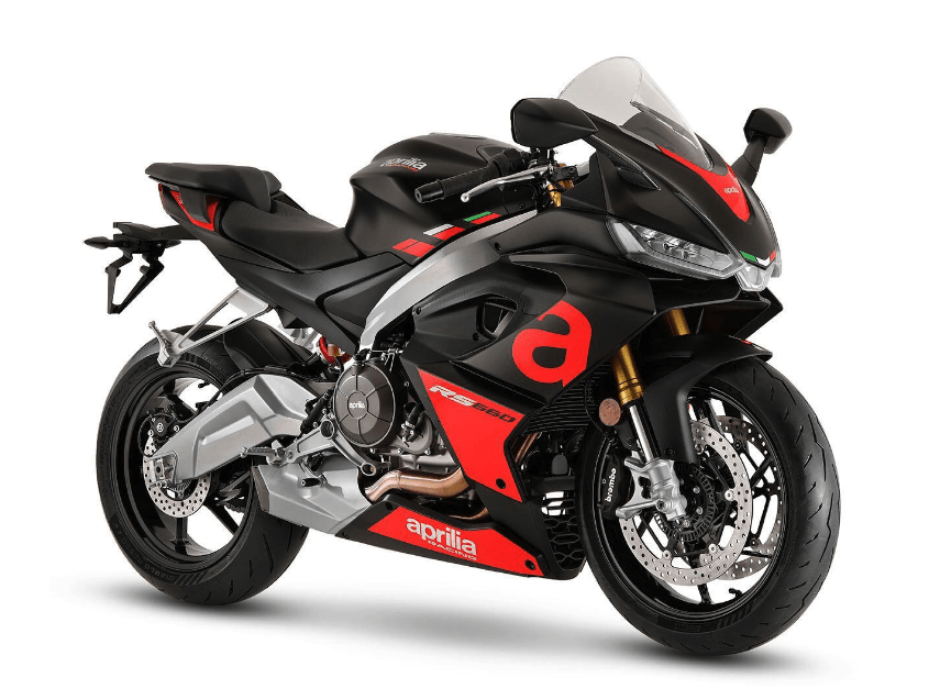 Aprilia RS 660 Fairings (2020-2024) Matte Black, Red at KingsMotorcycleFairings.com
