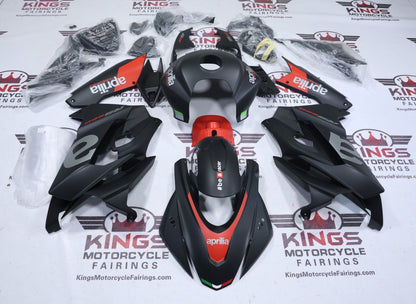 Aprilia RS660 Fairing Set (2020-2024) Matte Black, Silver, Red at KingsMotorcycleFairings.com