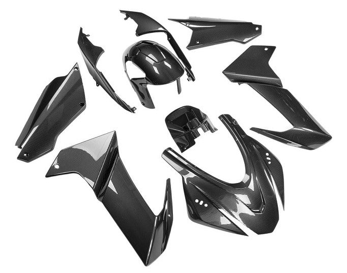 Aprilia RS 660 Fairings (2020-2024) Faux Carbon Fiber at KingsMotorcycleFairings.com
