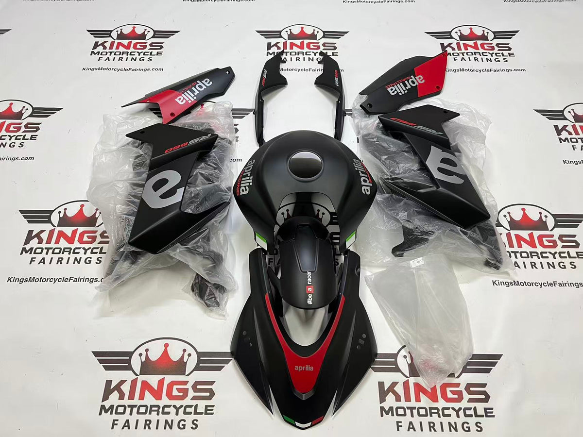 Aprilia RS660 Fairings (2020-2024) Flat Black, Silver, Red at KingsMotorcycleFairings.com