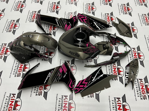 Aprilia RS660 Fairing kit (2020-2024) Gray, Black, Pink at KingsMotorcycleFairings.com