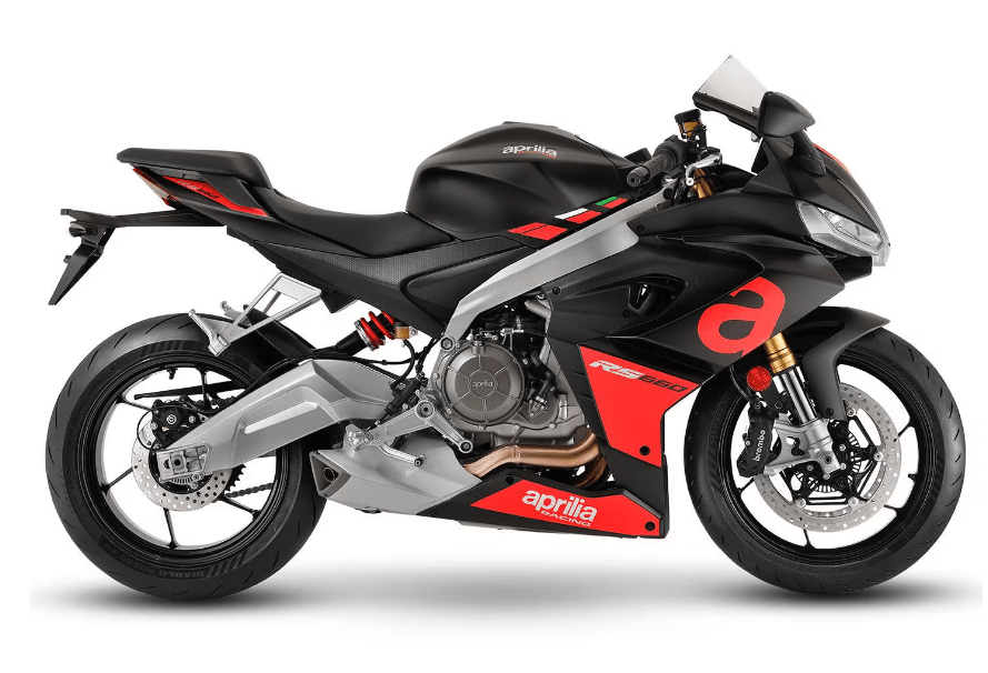Aprilia RS660 Fairing Kit (2020-2024) Matte Black, Red at KingsMotorcycleFairings.com