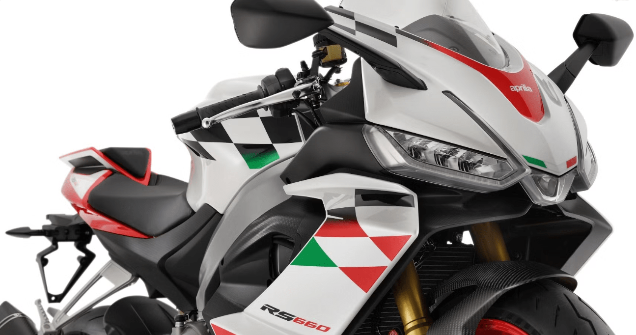 Aprilia RS 660 Fairing set (2020-2024) White, Red, Black, Green at KingsMotorcycleFairings.com