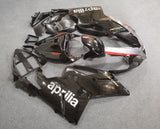 Aprilia RSV1000R Fairing Kit (2003-2006) Black, Red, Silver at KingsMotorcycleFairings.com