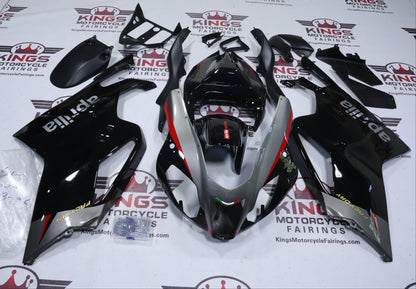 Aprilia RSV1000R Fairings (2003-2006) Black, Gray, Red at KingsMotorcycleFairings.com
