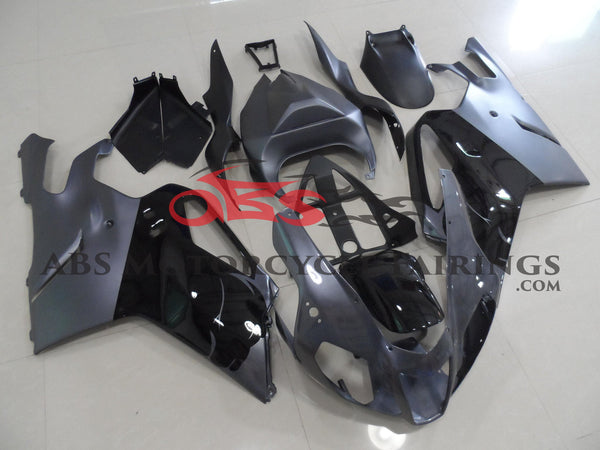 Aprilia RSV1000R Fairings (2003-2006) Gray, Black, Matte Gray at KingsMotorcycleFairings.com